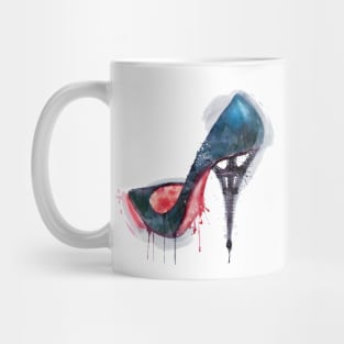 Eiffel Tower Shoe Mug